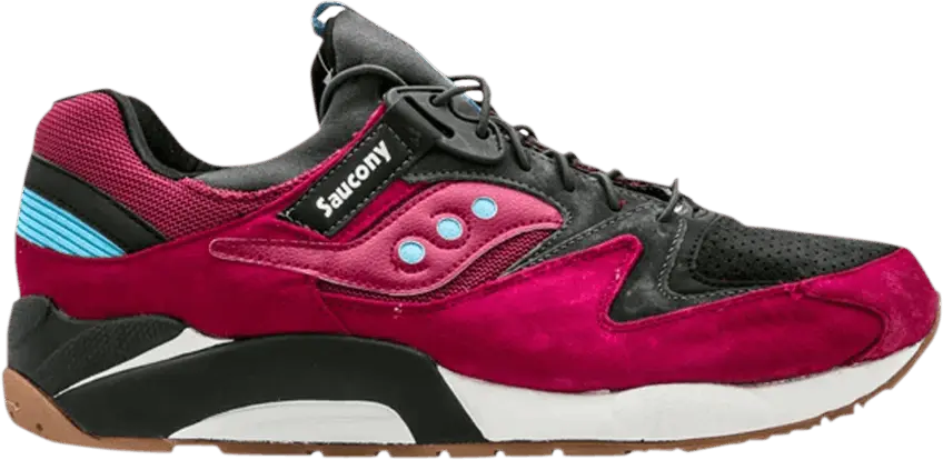  Saucony Grid 9000 &#039;Three Dot Pack - Burgundy Gum&#039;