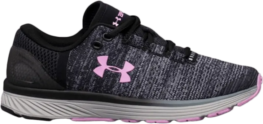  Under Armour Charged Bandit 3 GS &#039;Black Pink&#039;