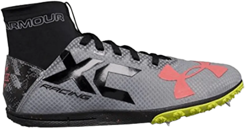  Under Armour Charged Bandit XC Spike &#039;Steel&#039;