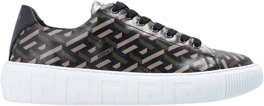  Versace Greca Sneaker &#039;Black Khaki&#039;