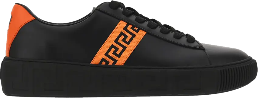  Versace Greca Sneaker &#039;Black Neon Orange&#039;