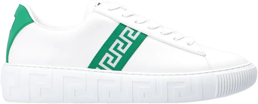  Versace Greca Sneaker &#039;White Bright Green&#039;