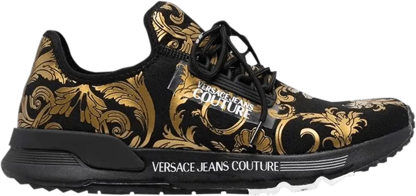  Versace Jeans Couture &#039;Baroque Print - Black Gold&#039;