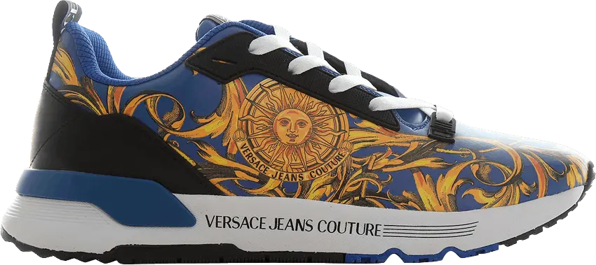  Versace Jeans Couture &#039;Baroque Print - Bluette Gold&#039;