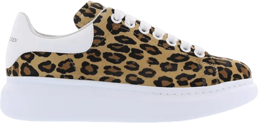  Alexander Mcqueen Alexander McQueen Wmns Oversized Sneaker &#039;Leopard&#039;