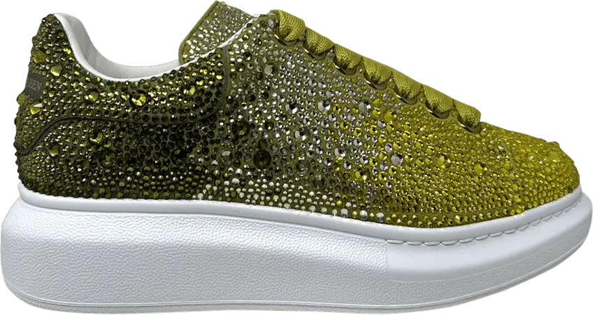 Alexander Mcqueen Alexander McQueen Wmns Oversized Sneaker &#039;Multi Green Crystal&#039;