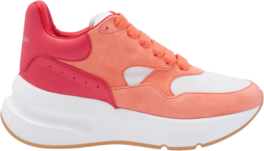  Alexander Mcqueen Alexander McQueen Wmns Oversized Sneaker &#039;Peach Coral&#039;