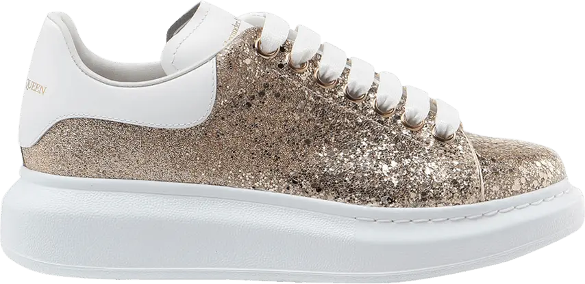  Alexander Mcqueen Alexander McQueen Wmns Oversized Sneaker &#039;Sand Glitter&#039;