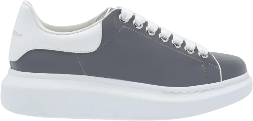  Alexander Mcqueen Alexander McQueen Wmns Oversized Sneaker &#039;Silver&#039;