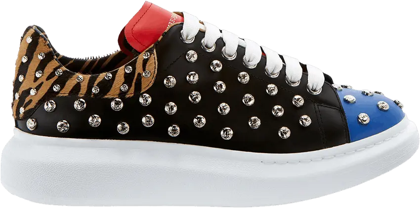  Alexander Mcqueen Alexander McQueen Wmns Oversized Sneaker &#039;Studded Leopard&#039;