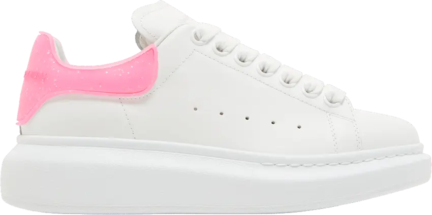  Alexander Mcqueen Alexander McQueen Wmns Oversized Sneaker &#039;White Bright Pink&#039;