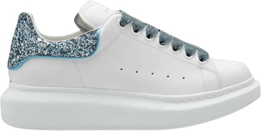  Alexander Mcqueen Alexander McQueen Wmns Oversized Sneaker &#039;White Galaxy Blue&#039;