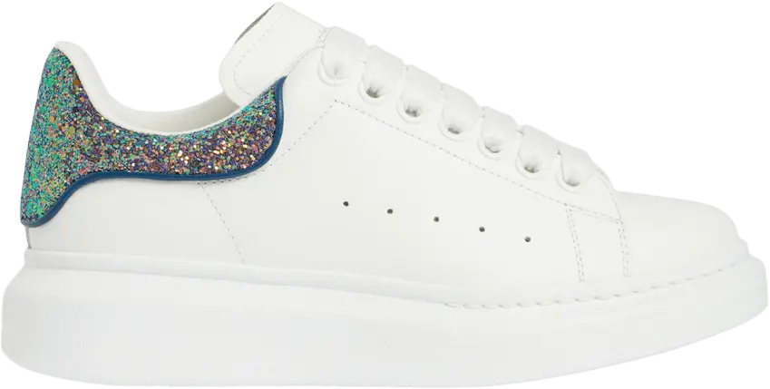  Alexander Mcqueen Alexander McQueen Wmns Oversized Sneaker &#039;White Glitter&#039;