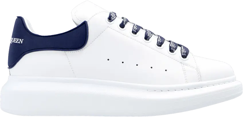  Alexander Mcqueen Alexander McQueen Wmns Oversized Sneaker &#039;White Ink Blue&#039;