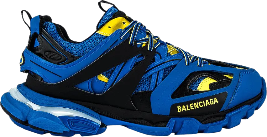  Balenciaga Track LED Sneaker &#039;Blue Yellow&#039;