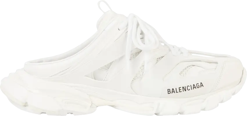  Balenciaga Track Mule &#039;White&#039;