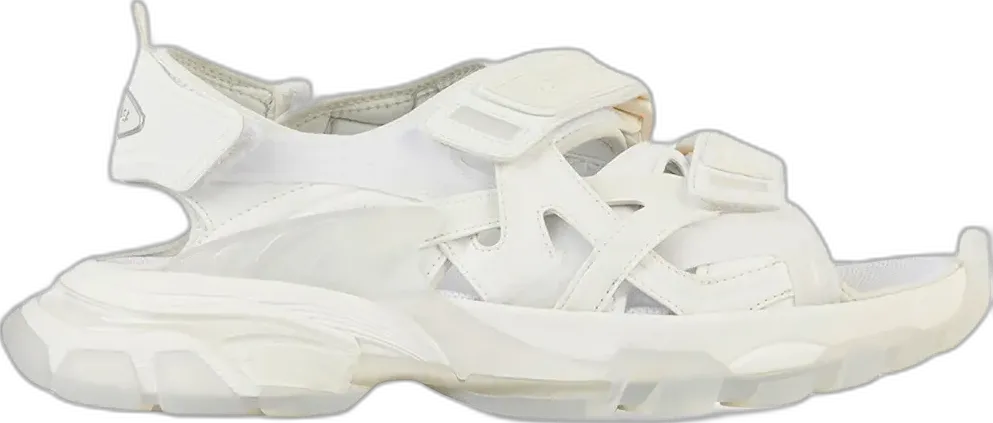  Balenciaga Track Sandal Clear Sole White (W)