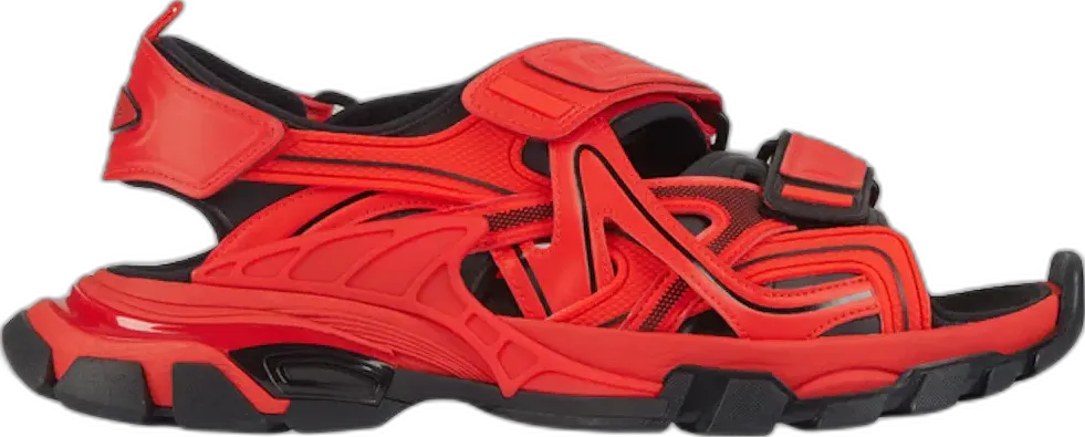  Balenciaga Track Sandal Red