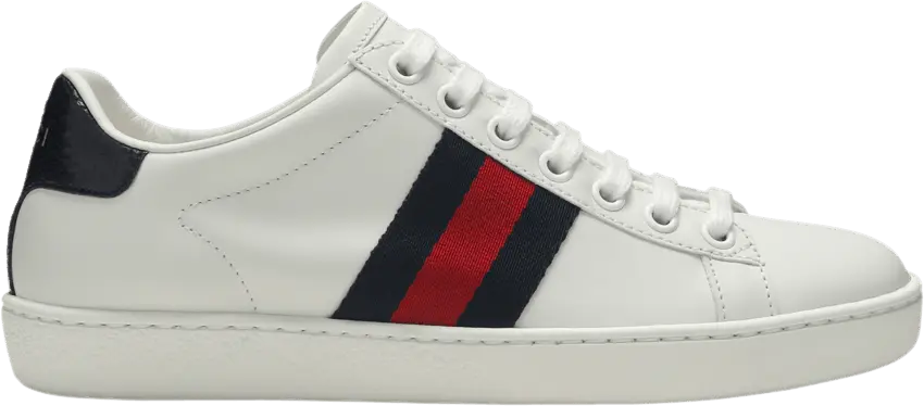  Gucci Wmns Ace &#039;White Blue Red&#039;