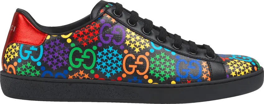  Gucci Wmns Ace GG Supreme Low &#039;Psychedelic - Black&#039;