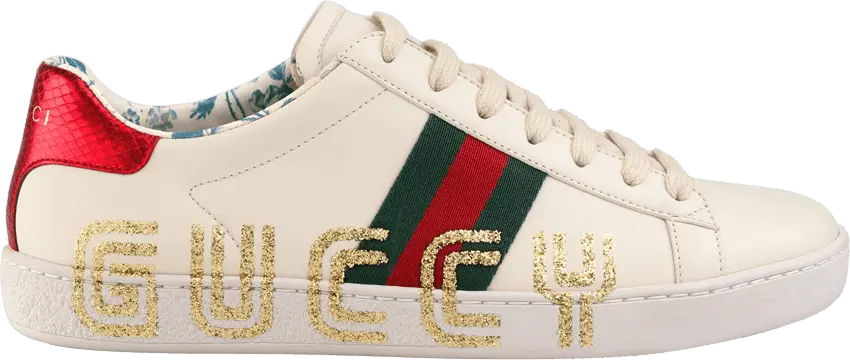  Gucci Wmns Ace Low &#039;Guccy Print&#039;