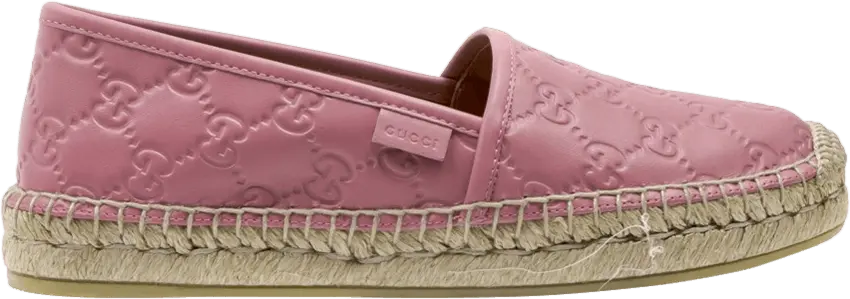  Gucci Wmns Espadrille Leather &#039;Rose Baby Pink&#039;