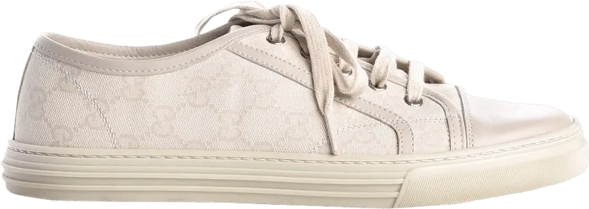  Gucci Wmns GG Low &#039;Cotton Washed - White&#039;