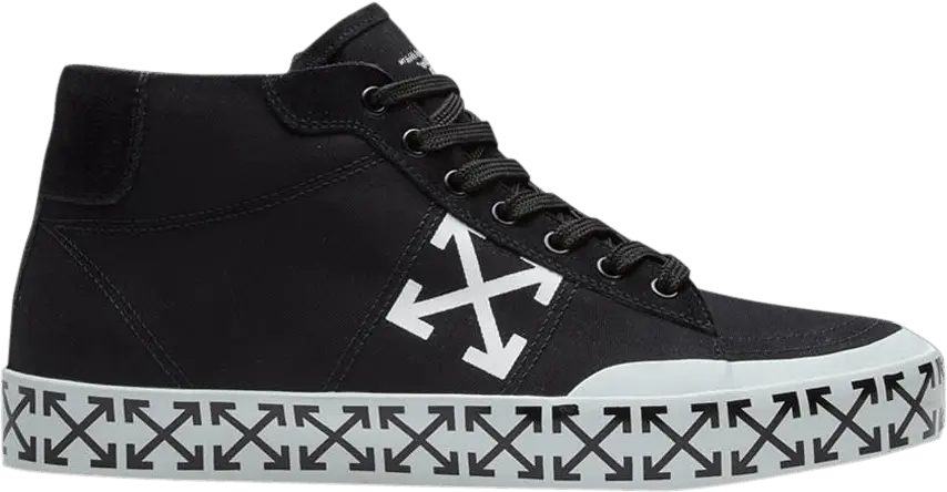  Off-White Vulc Sneaker Mid &#039;Arrow Print - Black&#039;