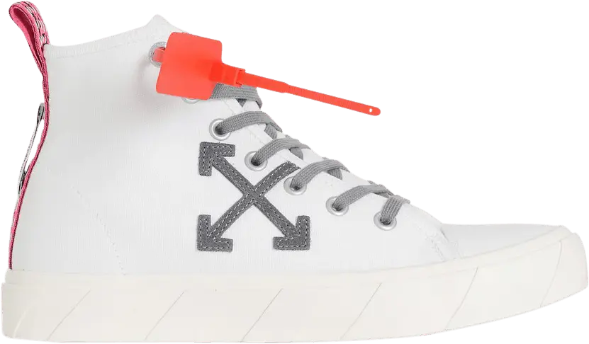  Off-White Vulc Sneaker Mid &#039;White Grey&#039;