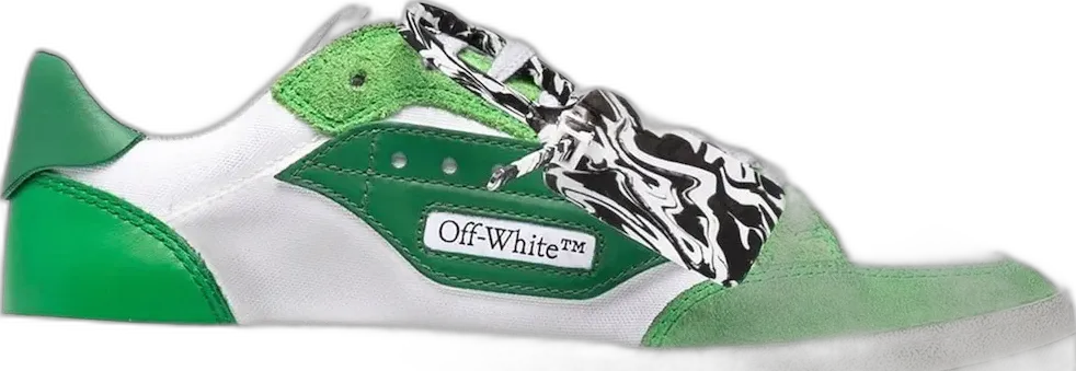  Off-White OFF-WHITE Vulcanized 5.0 Low Top White Green
