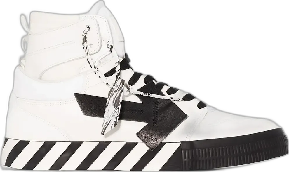  Off-White OFF-WHITE Vulcanized Hi Top White Black