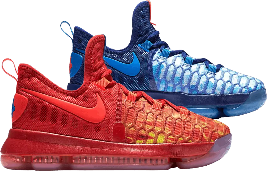  Nike KD 9 Fire and Ice (GS)