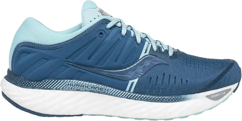 Saucony Wmns Hurricane 22 Wide &#039;Blue Aqua&#039;