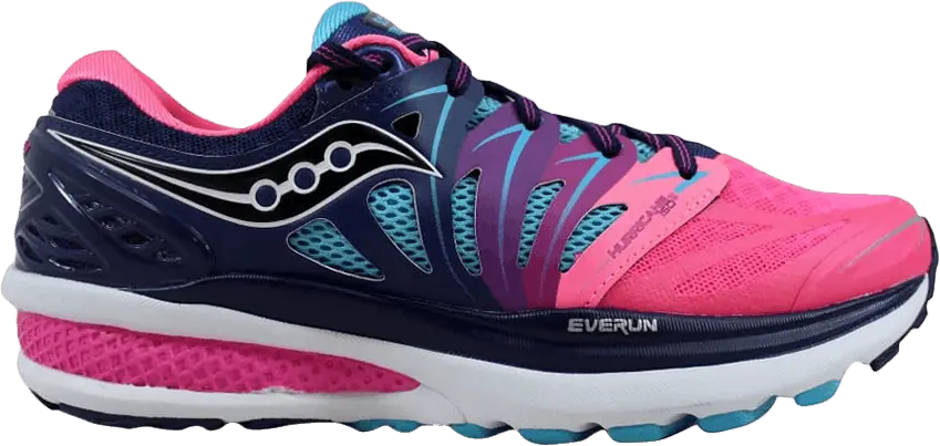  Saucony Wmns Hurricane ISO 2 &#039;Blue Pink&#039;