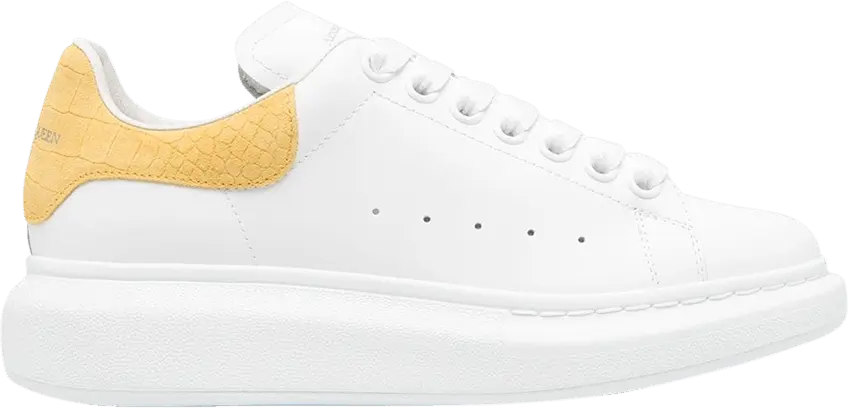  Alexander Mcqueen Alexander McQueen Wmns Oversized Sneaker &#039;White Mimosa&#039;