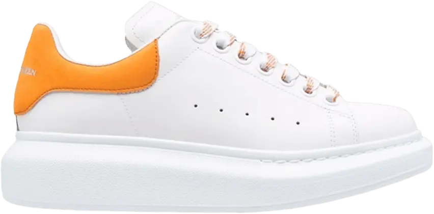  Alexander Mcqueen Alexander McQueen Wmns Oversized Sneaker &#039;White Orange&#039;