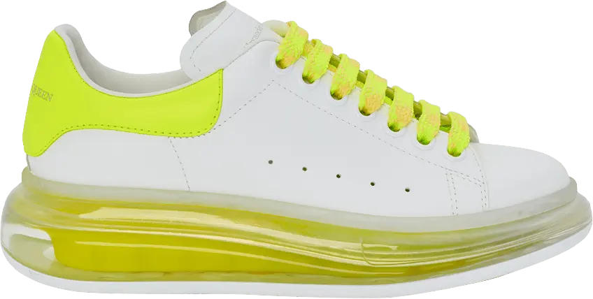  Alexander Mcqueen Alexander McQueen Wmns Oversized Sneaker &#039;White Yellow&#039;