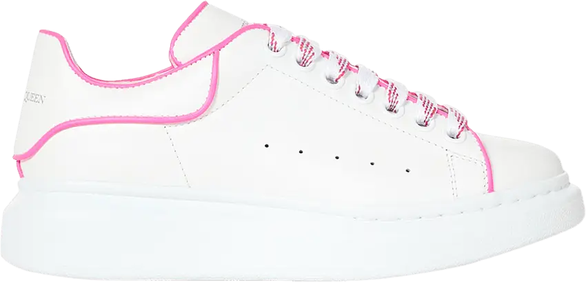  Alexander Mcqueen Wmns Oversized Sneakers &#039;White Fluo Pink&#039;