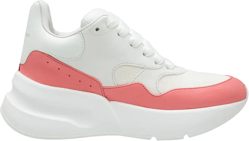  Alexander Mcqueen Alexander McQueen Wmns Runner Sneaker &#039;White Flamingo Pink&#039;