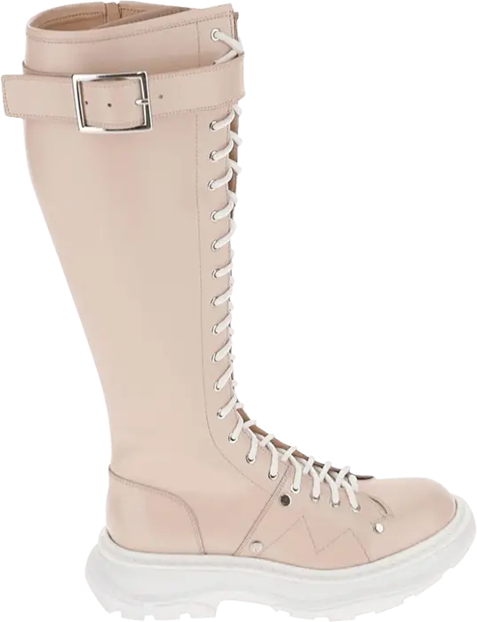  Alexander Mcqueen Alexander McQueen Wmns Tread Lace Up Boot &#039;Pink&#039;