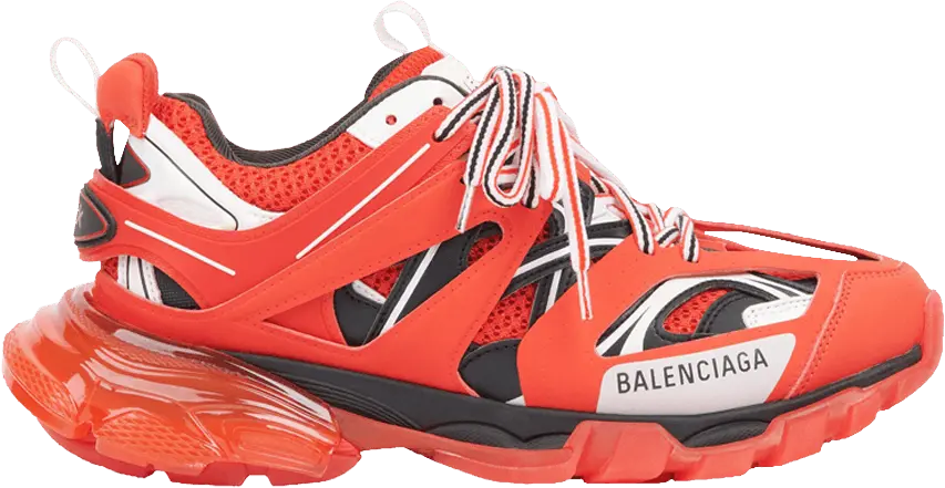  Balenciaga Track Sneaker &#039;Clear Sole - Red&#039;