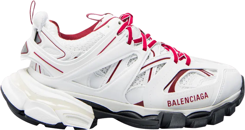  Balenciaga Track Sneaker &#039;White Burgundy&#039;