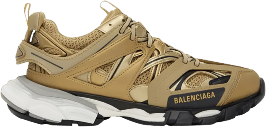  Balenciaga Track Trainer &#039;Metallic Gold&#039;