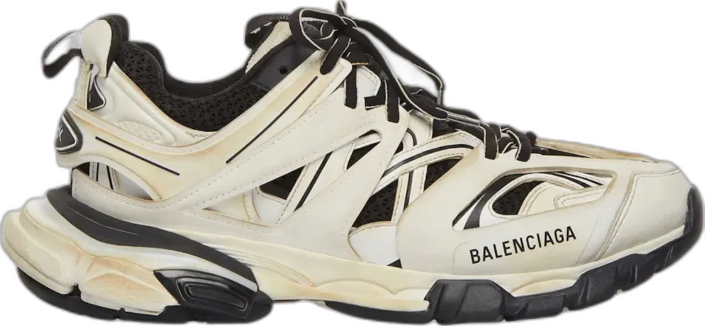 Balenciaga Track Worn Out White Black (Women&#039;s)