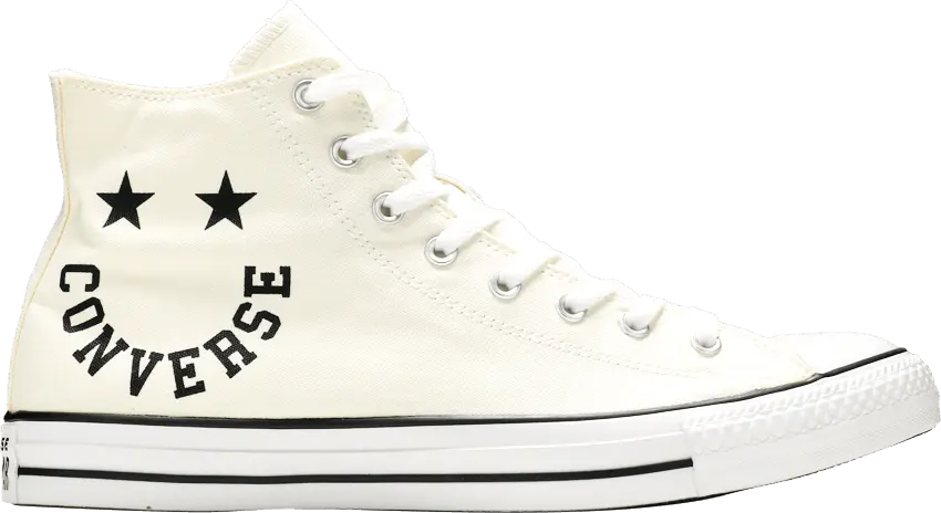  Converse Chuck Taylor All Star High &#039;Smiley - Egret&#039;