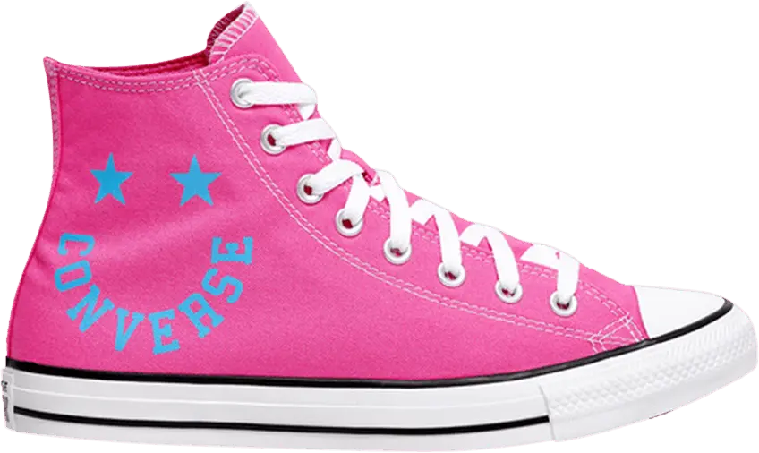  Converse Chuck Taylor All Star High &#039;Smiley - Mod Pink&#039;