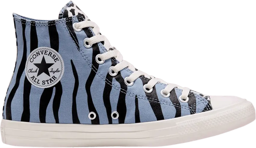  Converse Chuck Taylor All Star High &#039;Twisted Archive Print - Zebra&#039;