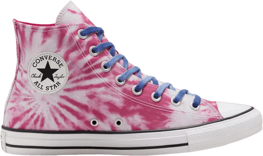  Converse Chuck Taylor All Star High &#039;Twisted Summer - Tie Dye Pink&#039;