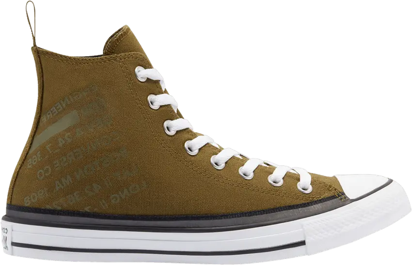  Converse Chuck Taylor All Star High &#039;Workwear - Dark Moss&#039;