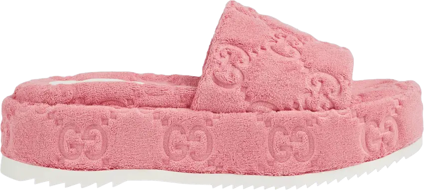  Gucci Wmns GG Platform Sandal &#039;Wild Rose&#039;